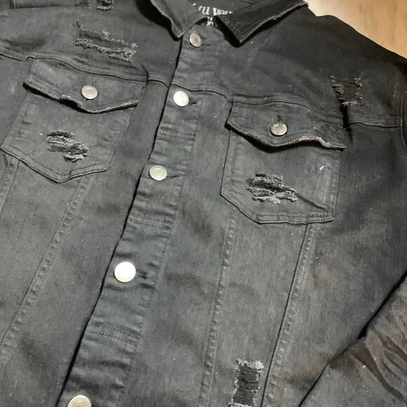 Si tu veux men’s jeans jacket XXXL - Picture 2 of 4